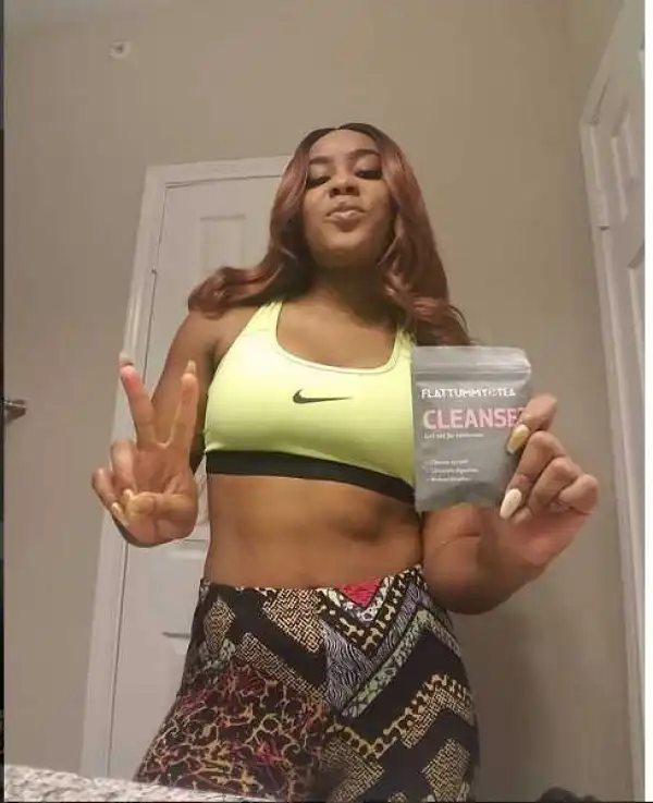 Singer Emma Nyra Flaunts Bare Tummy, Says Flat Tummy Tea Is The Key